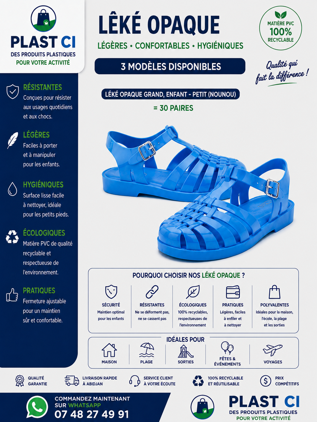 LÊKÊS OPAQUES — PLAST CI