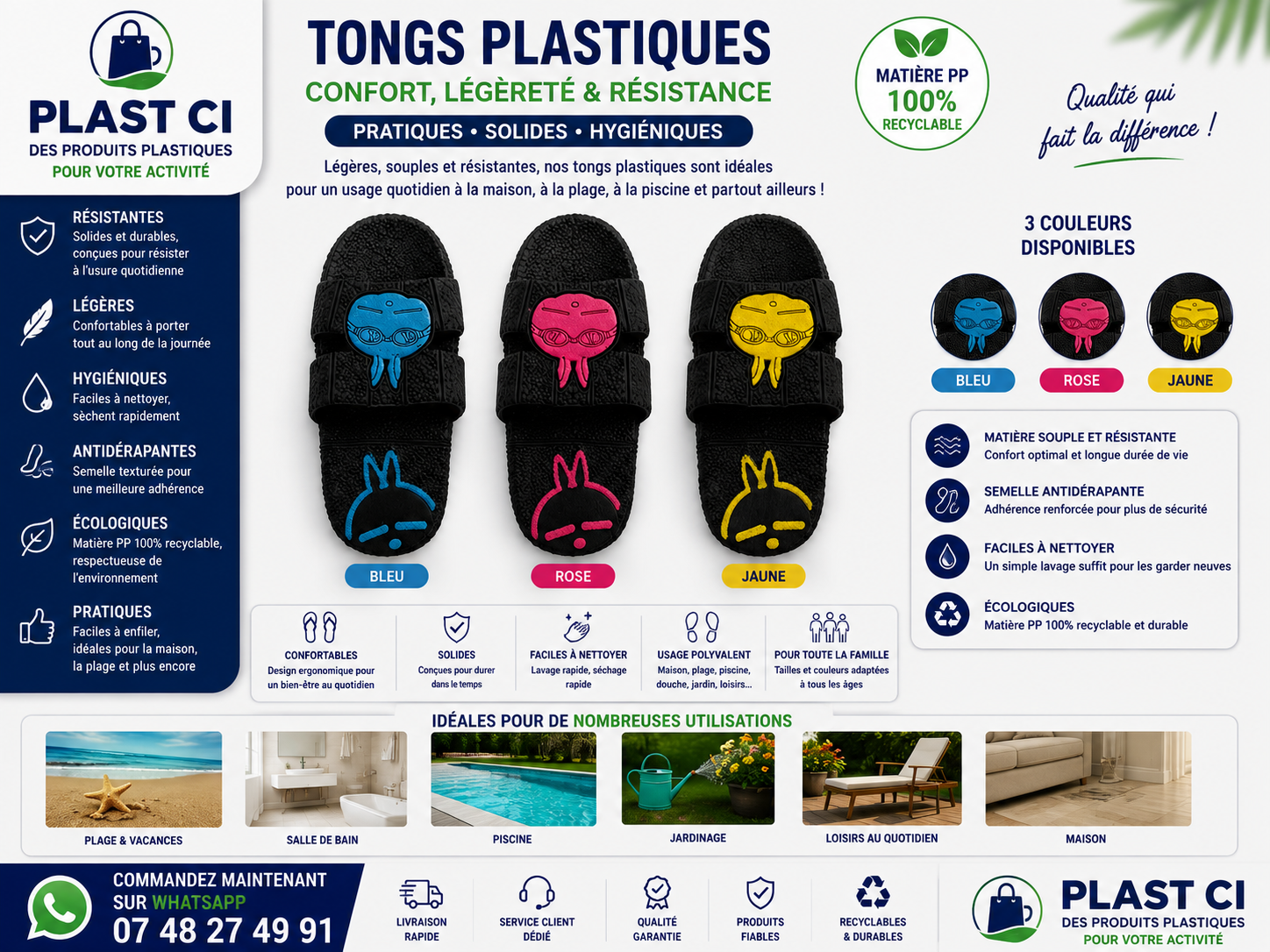 Sandale en gomme — PLAST CI