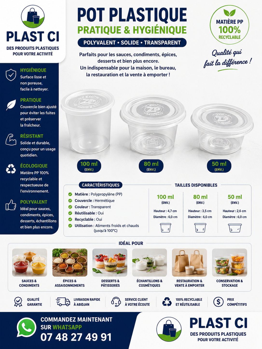 Pot sauce — PLAST CI