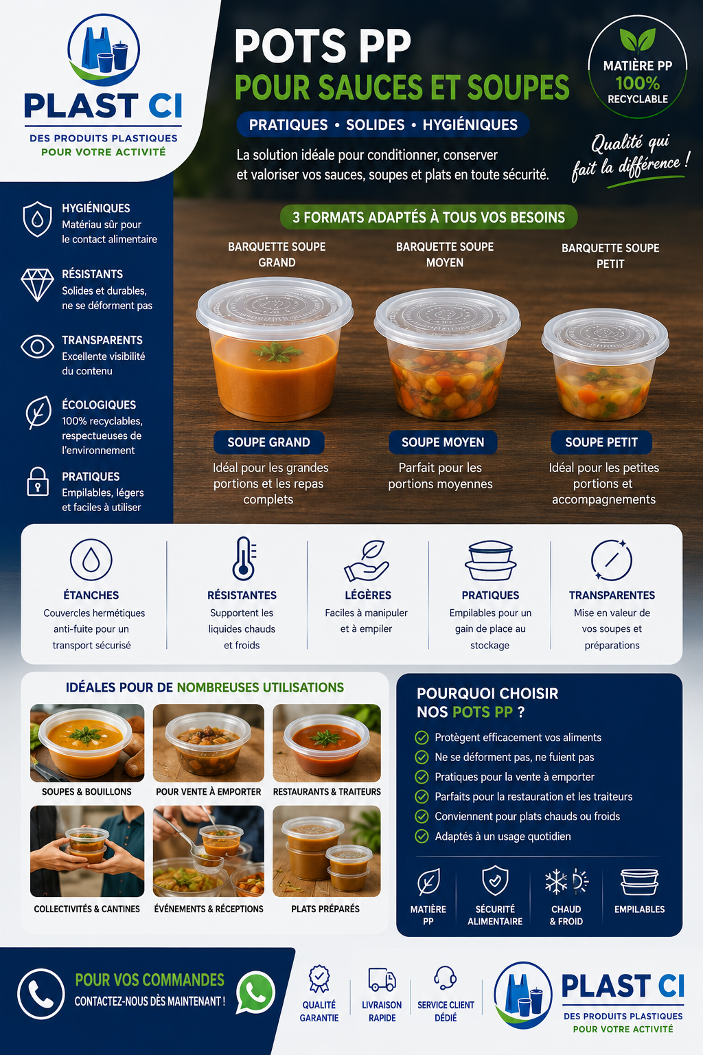 Barquette soupe — PLAST CI