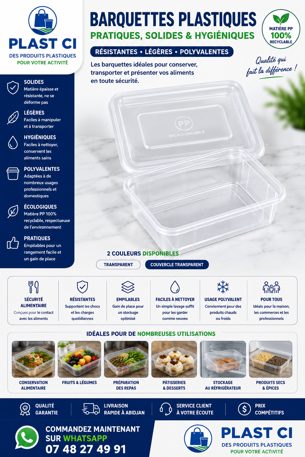 Barquette transparent — PLAST CI