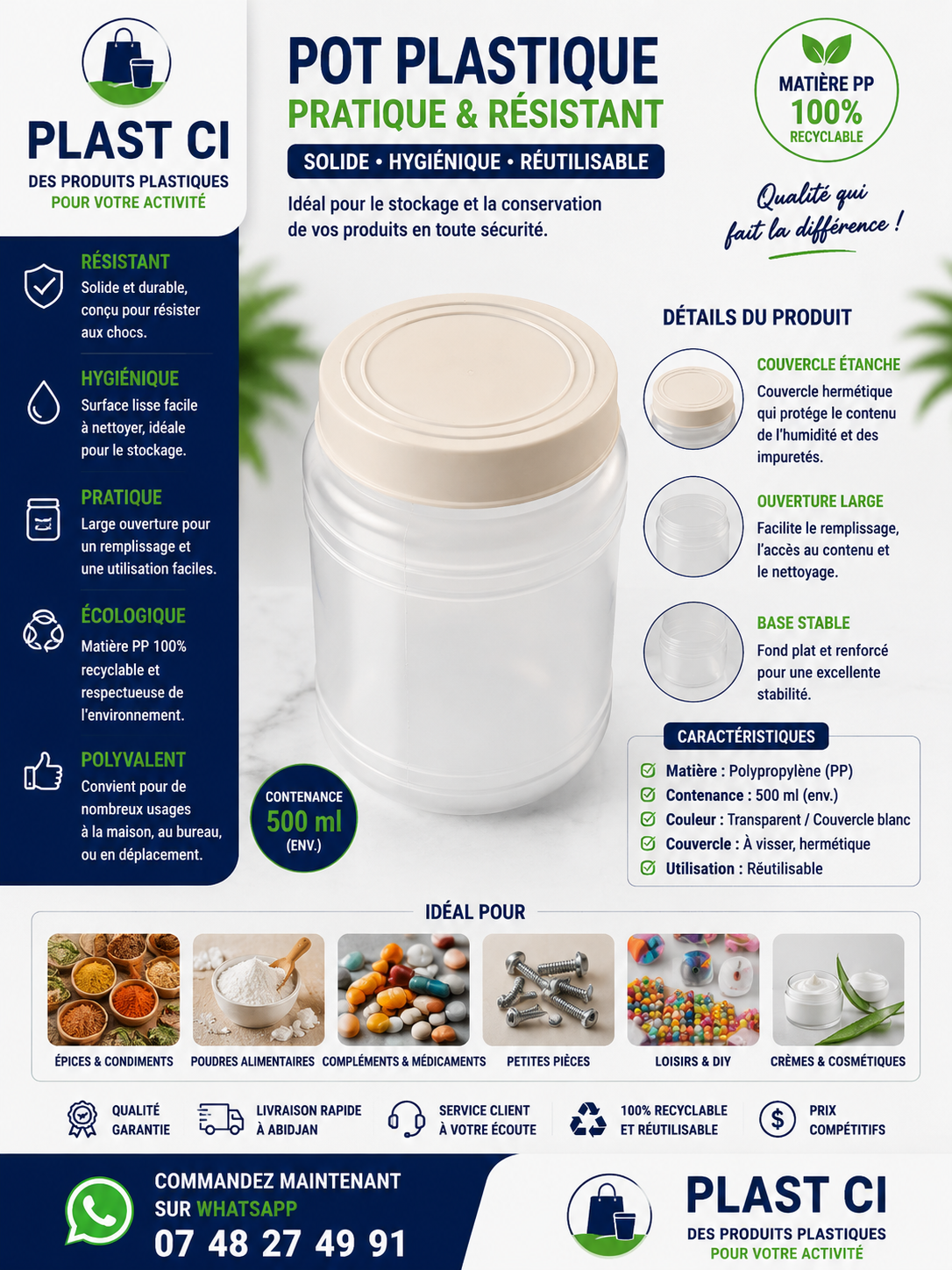 POT DE YAOURT — PLAST CI